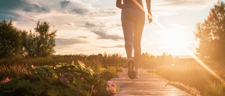 Jogging outside and getting some fresh air will help clear your mind