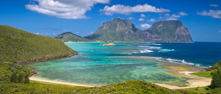 Lorde Howe island, perfect for a domestic Australian holiday
